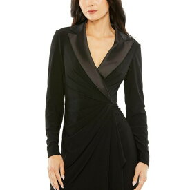 マックダガル レディース ワンピース トップス Women's Long Sleeve Blazer Dress Black