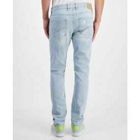 ゲス メンズ デニムパンツ ボトムス Men's Finnley Slim Tapered-Fit Destroyed Jeans Desert Sky