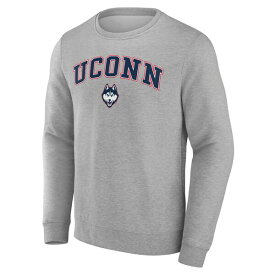 ファナティクス メンズ パーカー・スウェットシャツ アウター UConn Huskies Fanatics Branded Campus Sweatshirt Gray