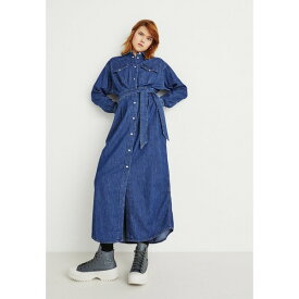 リー レディース ワンピース トップス WESTERN BELT WAIST DRESS - Denim dress - supersonic blue