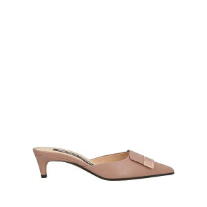 �y���������z �Z���W�I���b�V ���f�B�[�X �T���_�� �V���[�Y Mules & Clogs Brown