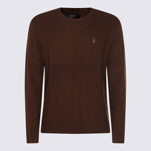 t[ Y jbg&Z[^[ AE^[ Brown Cashmere Wool Blend Knitwear Cacao Brown Heather