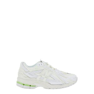 j[oX fB[X Xj[J[ V[Y '1906r' White Sneaker With Mesh Design And Side Logo In Synthetic Fiber Unisex White