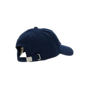 �I�[�g���[ �����Y �X�q �A�N�Z�T���[ 'autry X Maison Kitsun' Blue Baseball Cap With Logo Patch On The Front In Cotton Man Blu