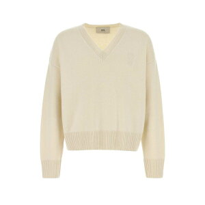 A~ ANTh }ebV Y jbg&Z[^[ AE^[ Ivory Wool Blend Sweater Ivory