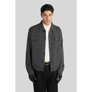fB[j Y WPbgu] AE^[ Casual Jacket In Grey Wool grey
