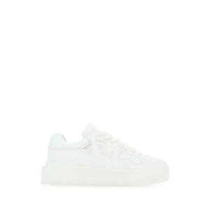 ヴァレンティノ ガラヴァーニ メンズ スニーカー シューズ White Nappa Leather One Stud Xl Sneakers BIANCO
