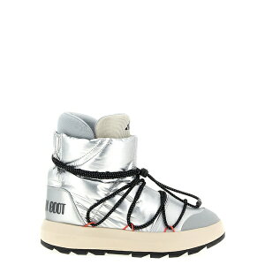 AfB_XIWiX fB[X u[c V[Y 'ace' Adidas X Moonboot Ankle Boots Silver