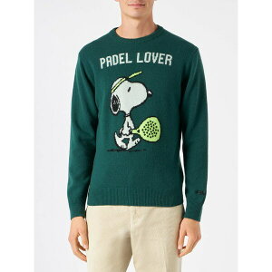 GV[c[ZCgo[X Y jbg&Z[^[ AE^[ Crewneck Sweater With Snoopy Jacquard | Snoopy - Peanuts Special Edition -