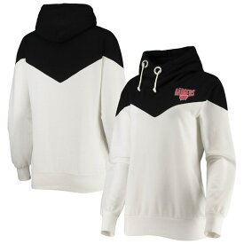 ゲームデイ レディース パーカー・スウェットシャツ アウター Wisconsin Badgers Gameday Couture Women's Old School Arrow Blocked Cowl Neck TriBlend Pullover Hoodie -