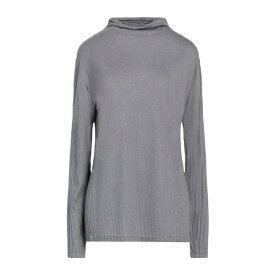 【送料無料】 ロッソピューロ レディース ニット&セーター アウター Turtlenecks Grey