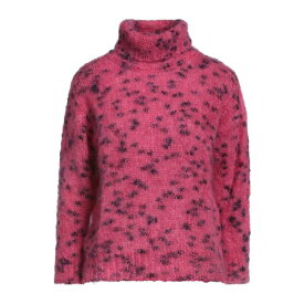 【送料無料】 ロッソピューロ レディース ニット&セーター アウター Turtlenecks Fuchsia