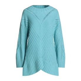 【送料無料】 マロ レディース ニット&セーター アウター Sweaters Sky blue