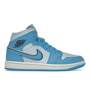 Jordan �W���[�_�� ���f�B�[�X �X�j�[�J�[ �yJordan 1 Mid SE Ice Blue (Women's)�z �T�C�Y US_5(22.0cm) Ice Blue/Black/Sail/Dark Powder Blue