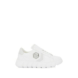 �t�B���b�v�v���C�� �����Y �X�j�[�J�[ �V���[�Y Hexagon force leather sneakers White