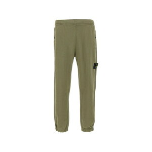 �X�g�[���A�C�����h �����Y �J�W���A���p���c �{�g���X Back pocket badge track pants Green