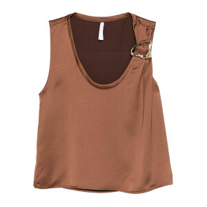�C���y���A�� ���f�B�[�X �V���c �g�b�v�X Buckle-detail sleeveless top Brown