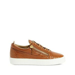 �W���[�b�y�U�m�b�e�B �����Y �X�j�[�J�[ �V���[�Y Frankie double-zip low-top sneakers Brown
