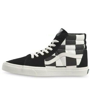 Vans �o���Y �����Y �X�j�[�J�[ �yVans Oversize Checkerboard SK8-HI Black/White Chess Board VN0A5HXV5WS�z �T�C�Y US_8.5(26.5cm)