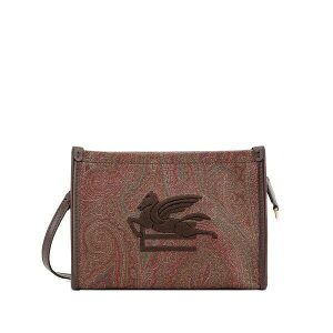 �G�g�� ���f�B�[�X �N���b�`�o�b�O �o�b�O Paisley-pattern logo-embroidered clutch bag Red