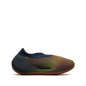 �A�f�B�_�X �����Y �X���b�|���E���[�t�@�[ �V���[�Y Knit runner fade indigo sneakers Brown