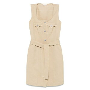 �����[�W���[ ���f�B�[�X �����s�[�X �g�b�v�X Cotton mini dress Neutrals