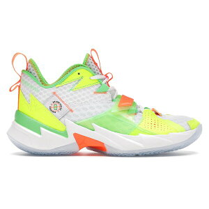 Jordan �W���[�_�� �����Y �X�j�[�J�[ �yJordan Why Not Zer0.3 Splash Zone�z �T�C�Y US_8.5(26.5cm) White/Green-Orange-Volt