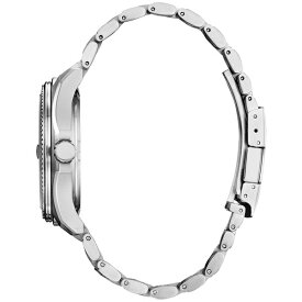 シチズン レディース 腕時計 アクセサリー Eco-Drive Men's Corso Classic Stainless Steel Bracelet Watch 42mm Black