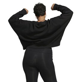 アディダス レディース パーカー・スウェットシャツ アウター Plus Size Adicolor Essentials Crew Sweatshirt Black