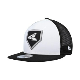 ニューエラ レディース 帽子 アクセサリー Men's White, Black Chicago White Sox 2022 Clubhouse Trucker 9FIFTY Snapback Hat White, Black