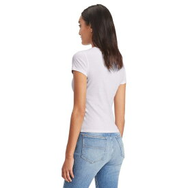 トミーヒルフィガー レディース Tシャツ トップス Women's Cotton Slim-Fit Tonal-Logo T-Shirt Lavender Flower