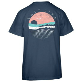 ソルトライフ レディース Tシャツ トップス Women's Horizon Cotton Short-Sleeve T-Shirt Washed Navy