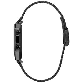 シチズン レディース 腕時計 アクセサリー Trench Run Analog-Digital Black Stainless Steel Bracelet Watch 33mm Black