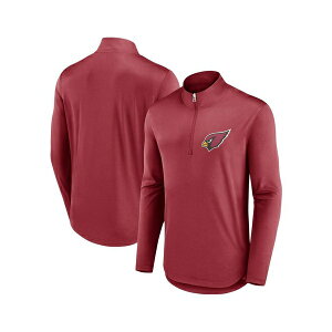 �t�@�i�e�B�N�X �����Y �p�[�J�[�E�X�E�F�b�g�V���c �A�E�^�[ Men's Cardinal Arizona Cardinals Quarterback Quarter-Zip Top Cardinal