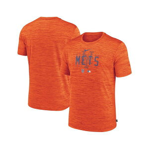 �i�C�L �����Y �V���c �g�b�v�X Men's Orange New York Mets Authentic Collection Velocity Performance Practice T-shirt Orange