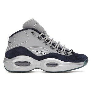 Reebok [{bN Y Xj[J[ yReebok Question Mid Georgetown Footballz TCY US_7.5(25.5cm) Vector Navy/Silver Metallic-White