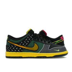 Nike �i�C�L �����Y �X�j�[�J�[ �yNike Dunk Low What the Duck Home University of Oregon PE�z �T�C�Y US_12.5(30.5cm) Black/Apple Green/Vivid Pink/Volt