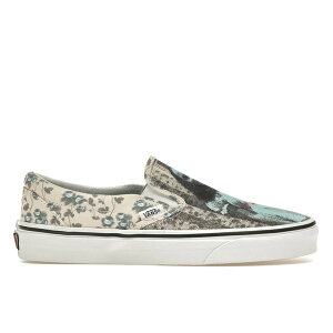 Vans �o���Y �����Y �X�j�[�J�[ �yVans Classic Slip-On Horror Pack The Shining�z �T�C�Y US_12(30.0cm) Floral/Khaki/Blue