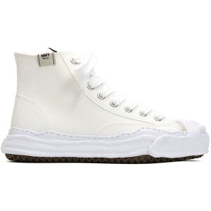Maison Mihara Yasuhiro �~�n�����X�q�� �����Y �X�j�[�J�[ �yMaison Mihara Yasuhiro Hank OG Sole Canvas Hi White�z �T�C�Y EU_44(29.0cm) White