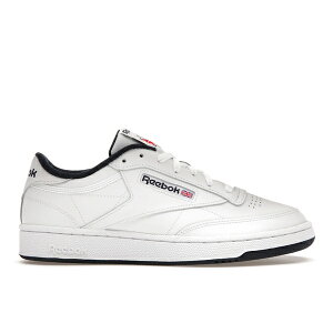 Reebok ���[�{�b�N �����Y �X�j�[�J�[ �yReebok Club C 85 White Navy�z �T�C�Y US_6.5(24.5cm) White/Navy