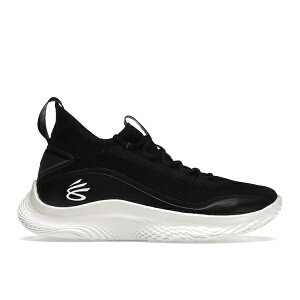 Under Armour A_[A[}[ Y Xj[J[ yUnder Armour Curry Flow 8 Black Whitez TCY US_7.5(25.5cm) Black/White