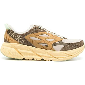 Hoka One One �z�J�I�l�I�l �����Y �X�j�[�J�[ �yHoka One One Clifton L Suede Elite Terrain System Oat Milk Pollen�z �T�C�Y US_8.5(26.5cm) Oat Milk/Pollen
