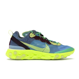 Nike �i�C�L �����Y �X�j�[�J�[ �yNike React Element 87 Undercover Lakeside�z �T�C�Y US_6.5(24.5cm) Lakeside/Electric Yellow-Night Maroon