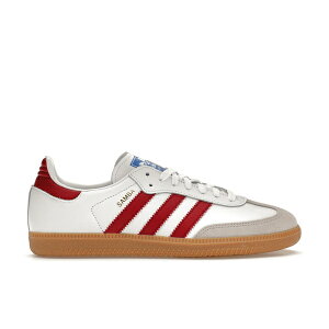 adidas �A�f�B�_�X �����Y �X�j�[�J�[ �yadidas Samba OG White Burgundy Gum�z �T�C�Y US_12.5(30.5cm) Cloud White/Burgundy/Gum