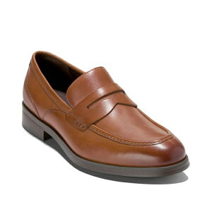 R[n[ Y Xb|E[t@[ V[Y Newmark Grand Penny Loafer Tan Leather