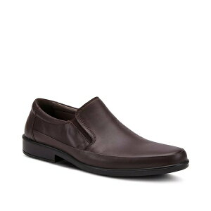 スプリングステップ メンズ スリッポン・ローファー シューズ Felix Slip-On Dark Brown