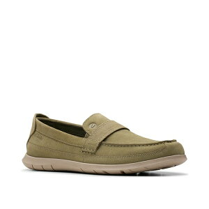 N[NX Y Xb|E[t@[ V[Y Flexway Band Loafer Olive Green Suede