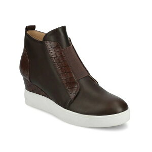 Wl[ fB[X Xj[J[ V[Y Clara Wedge Sneaker Dark Brown