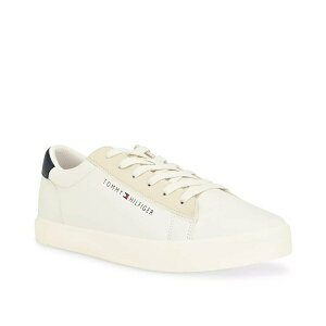トミー ヒルフィガー メンズ スニーカー シューズ Ribby Sneaker Ivory
