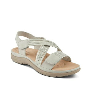 tNTX fB[X T_ V[Y Crossbeam Wedge Sandal Grey